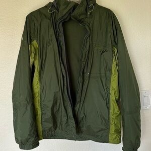Marmot 2 in 1 jacket and fleece sweater xl green